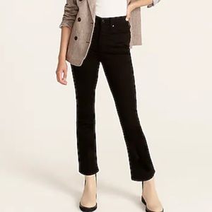 Used J. Crew 9” Billie Demi Boot Crop, Black denim